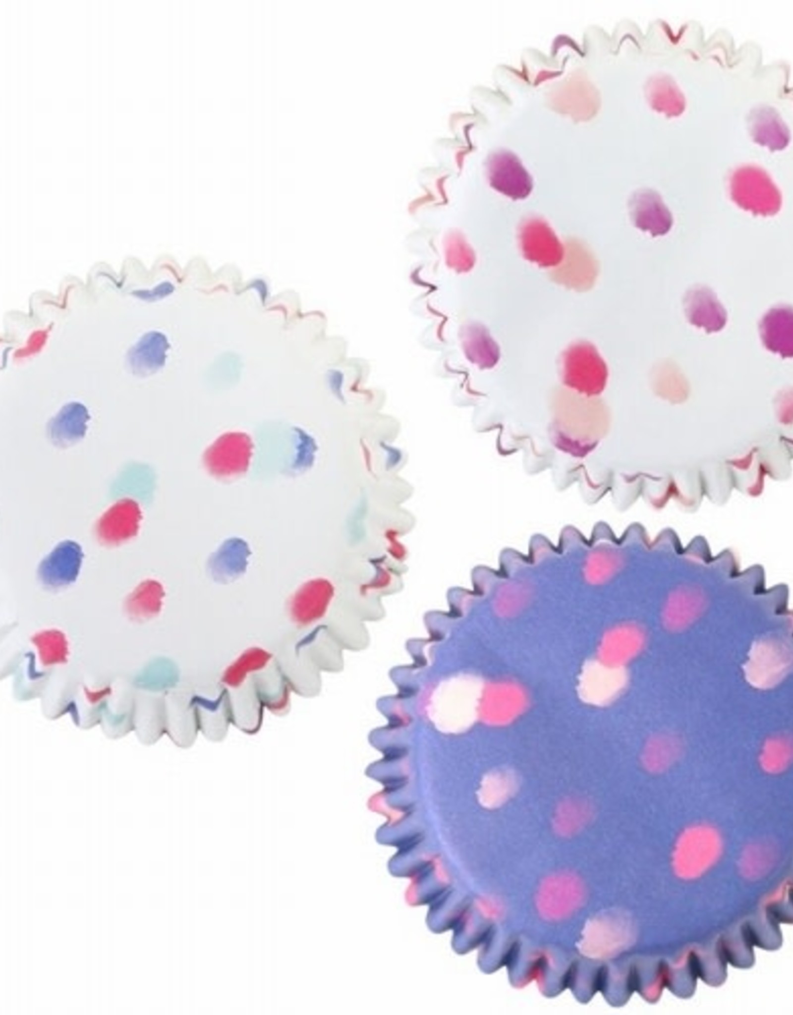 PME PME Baking Cups Watercolour Dots pk/60