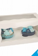 FunCakes FunCakes Cupcake Doos 2 - Wit pk/25