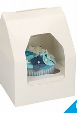 FunCakes FunCakes Cupcake Doos 1 - Blanco pk/25