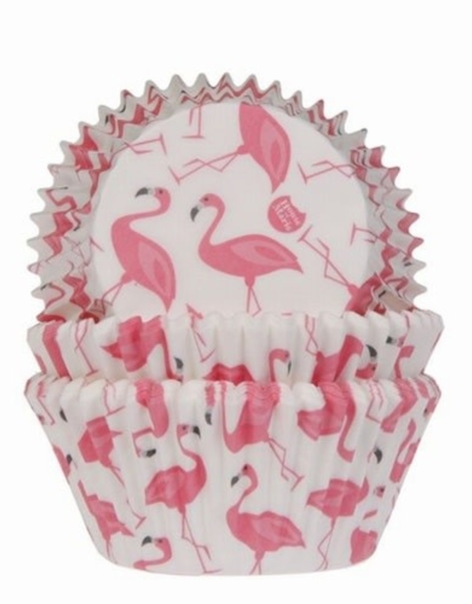 House of Marie House of Marie Baking Cups Flamingo pk/50