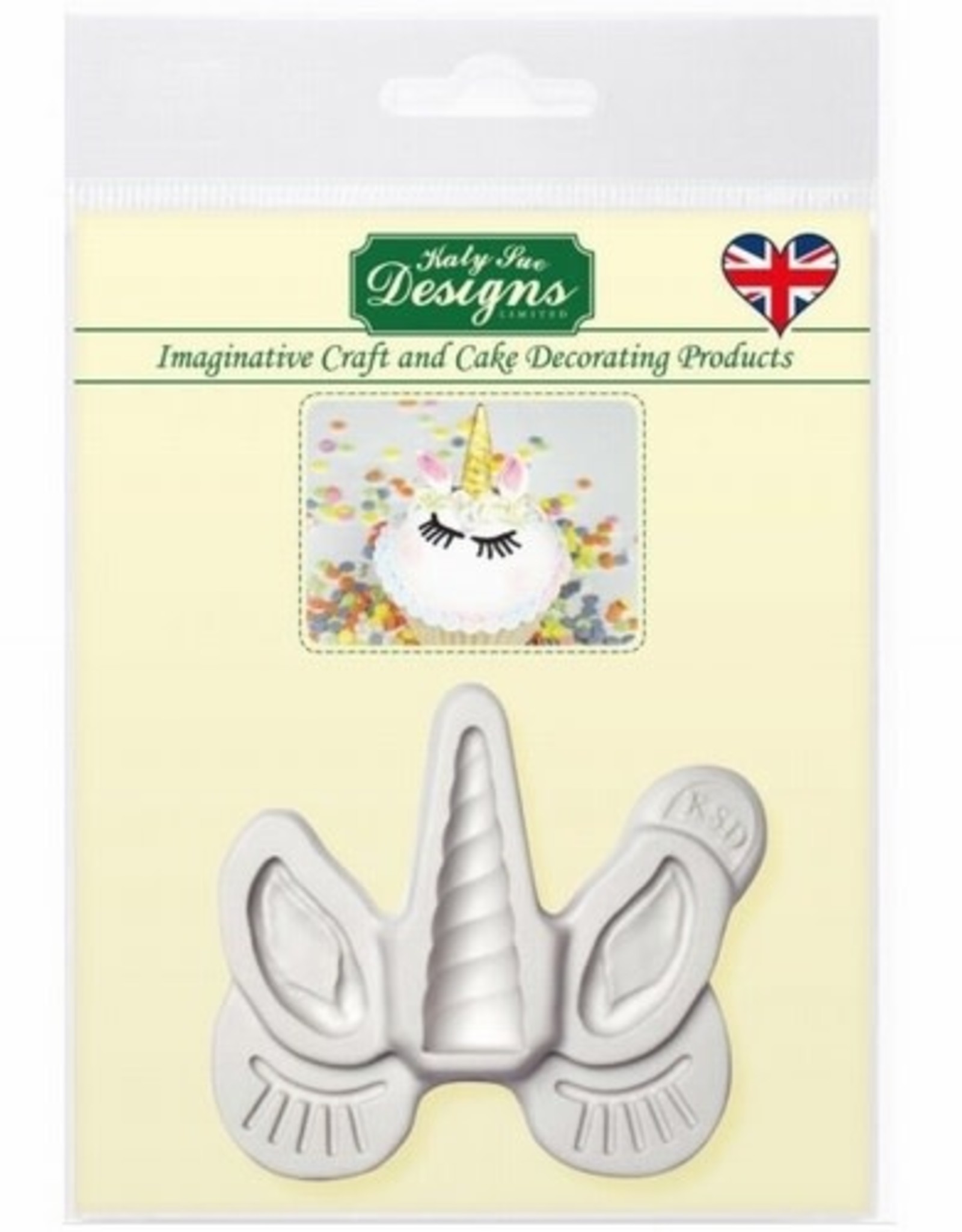 Katy Sue Designs Katy Sue Mould Unicorn Ears, Horn and Lashes