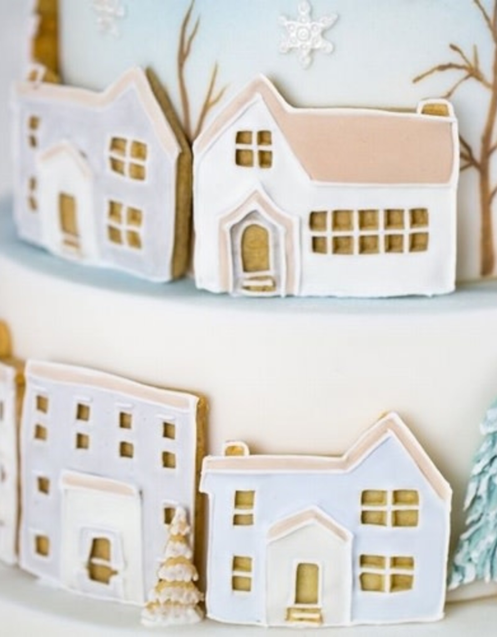 Karen Davies Karen Davies Siliconen Mould - Winter Village