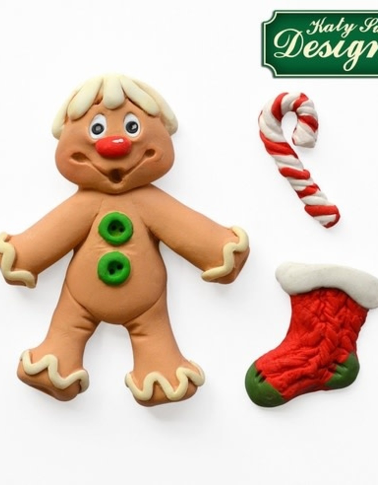 Katy Sue Designs Katy Sue Sugar Buttons Gingerbread Man