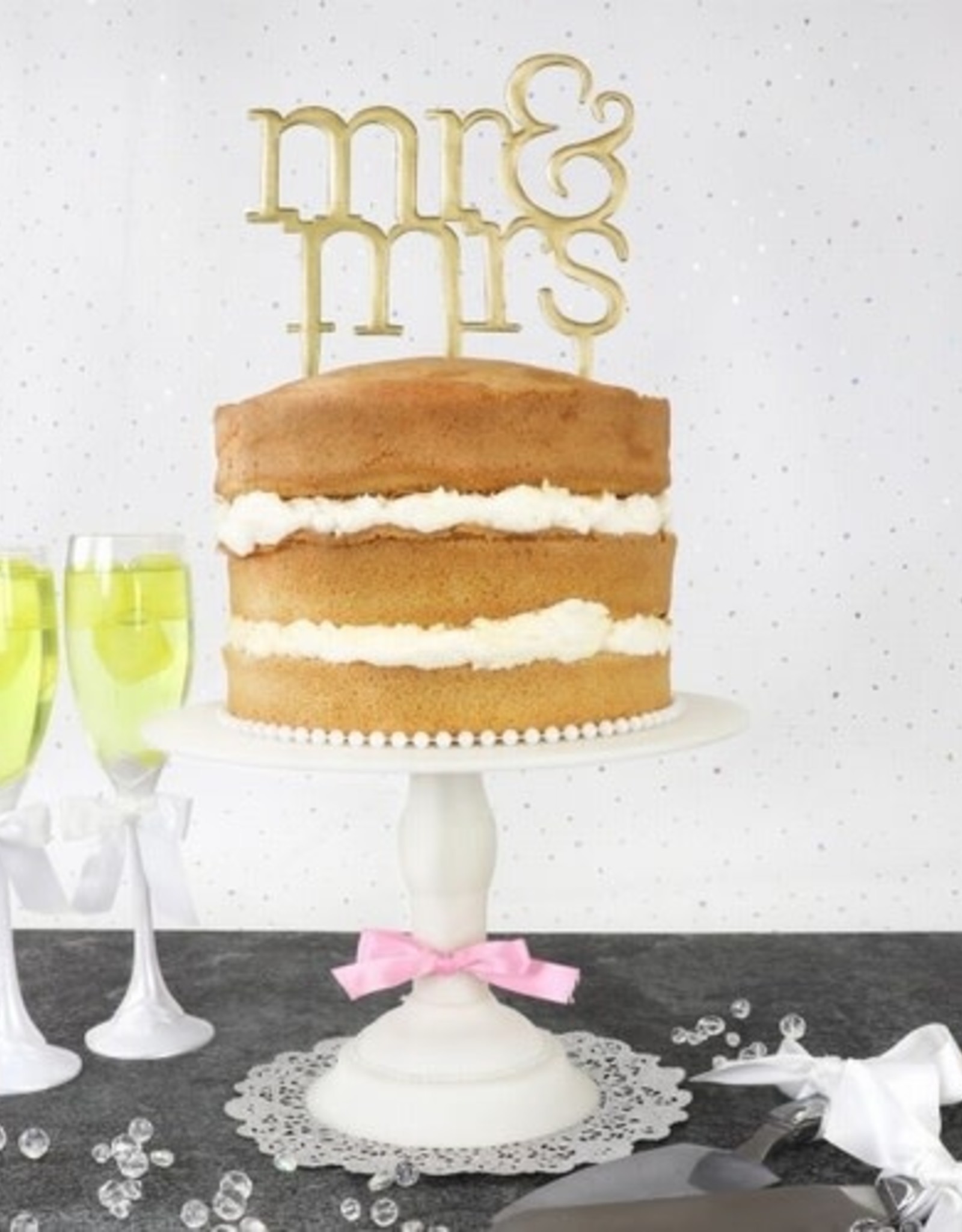 PME PME Cake Topper Cutter Mr & Mrs - Modern