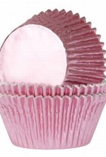 House of Marie House of Marie Mini Baking Cups Folie Baby Roze pk/36