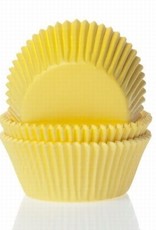 House of Marie House of Marie Mini Baking Cups Geel pk/60