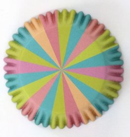 PME PME Cupcakevormpjes Unicorn Strepen pk/30