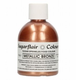 Sugarflair Sugarflair Sugar Sprinkles -Metallic Bronze- 100g