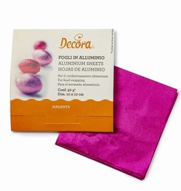 Decora Aluminium Sheets Magenta pk/150
