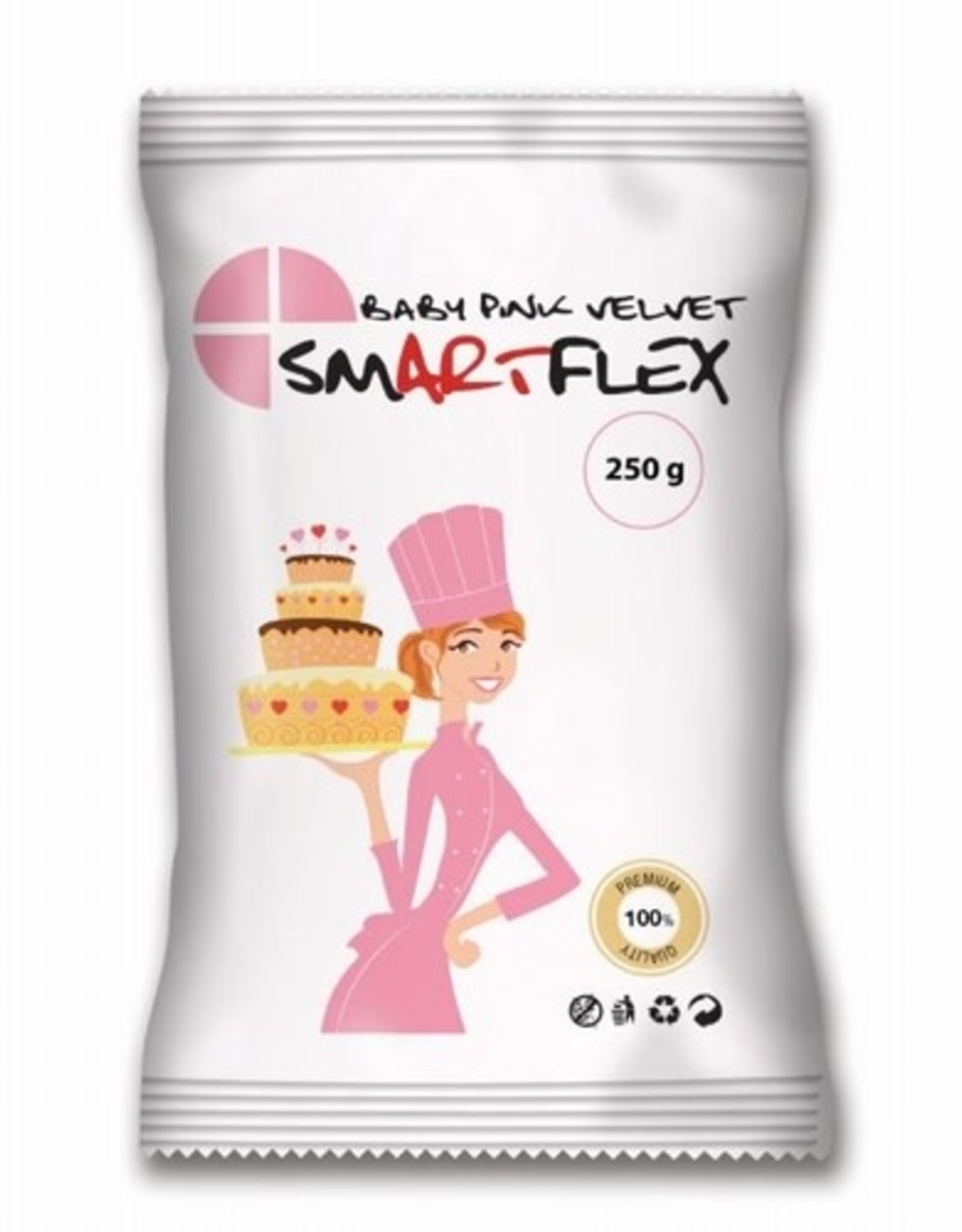 Smartflex SmartFlex Fondant Baby Pink Velvet 250g