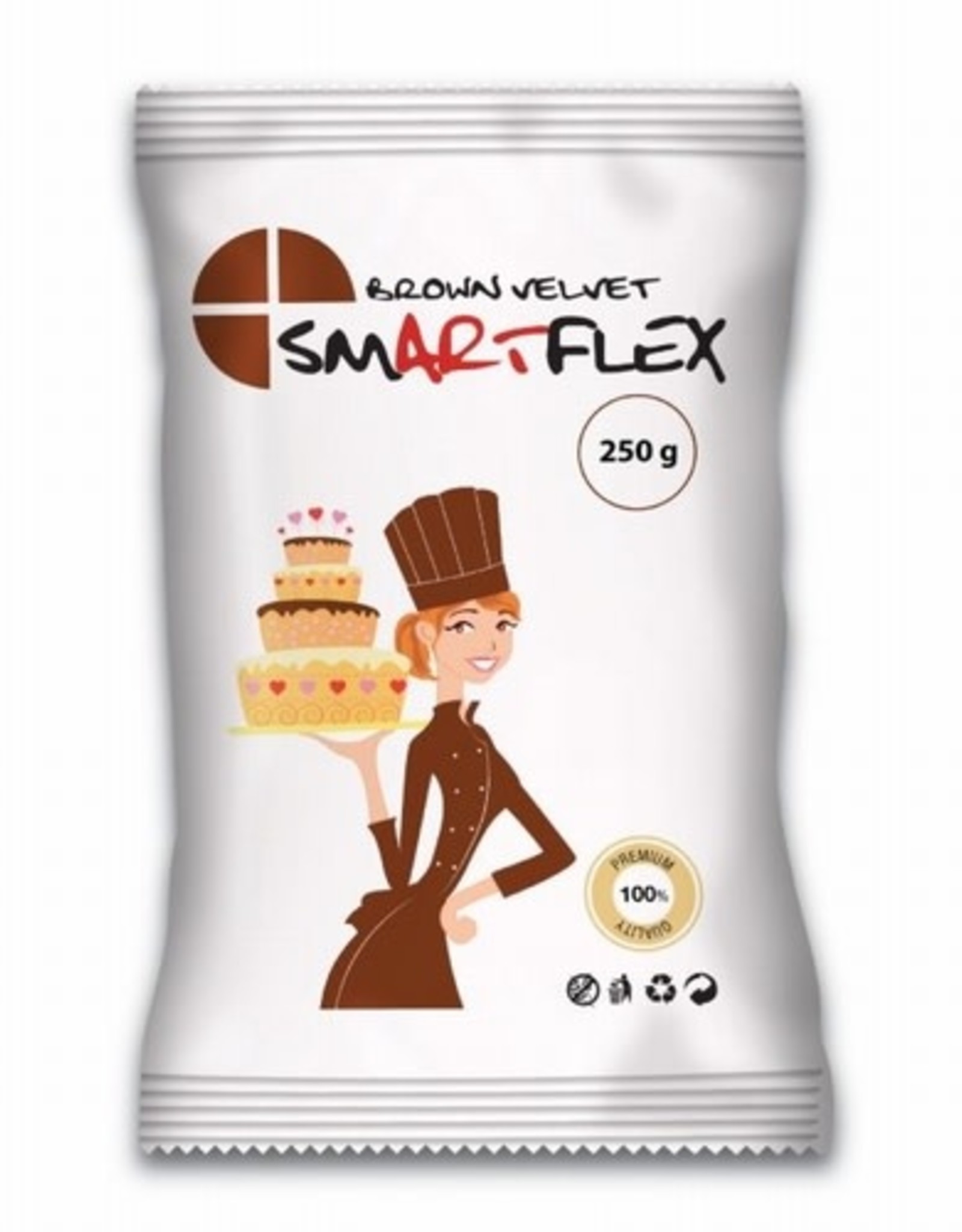 Smartflex SmartFlex Fondant Brown Velvet 250g