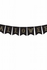 PartyDeco PartyDeco Banner - Halloween, Zwart