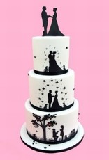 Patchwork Patchwork Cutter Wedding Silhouette Set
