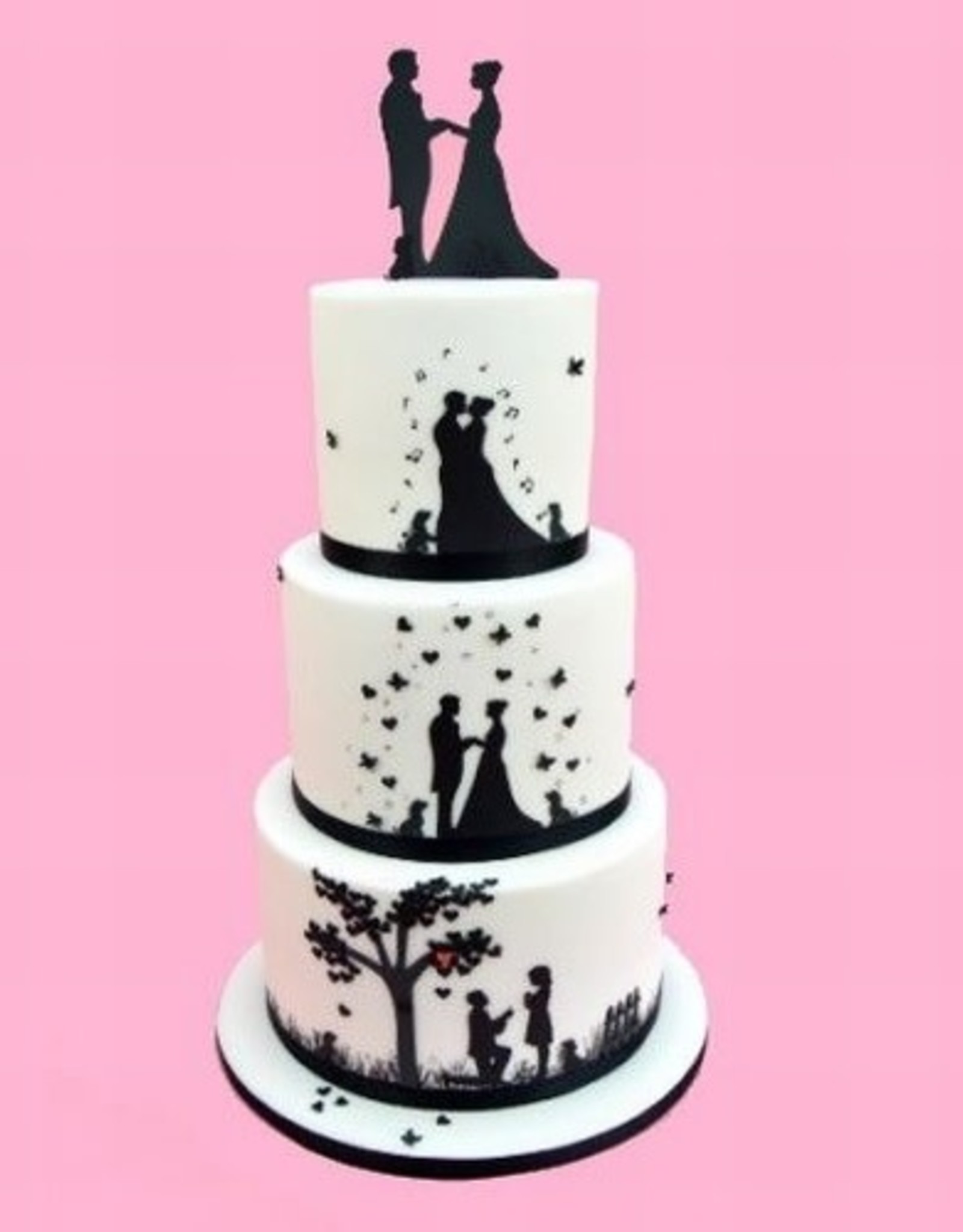 Patchwork Patchwork Cutter Wedding Silhouette Set
