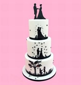 Patchwork Patchwork Cutter Wedding Silhouette Set