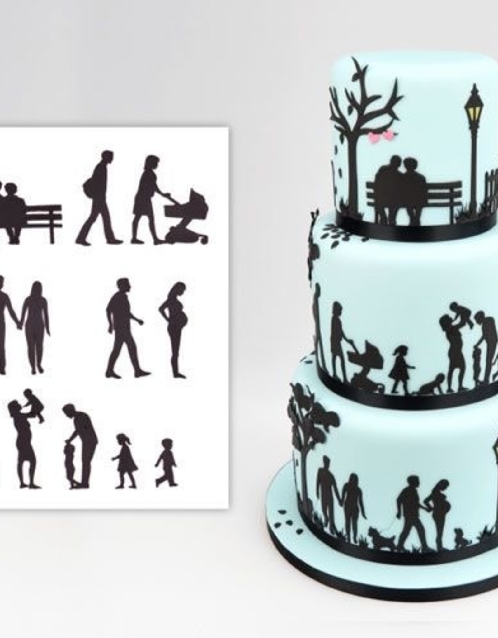 Patchwork Patchwork Cutter Family Silhouette Set