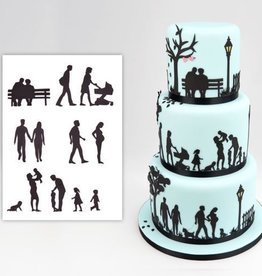 Patchwork Patchwork Cutter Family Silhouette Set