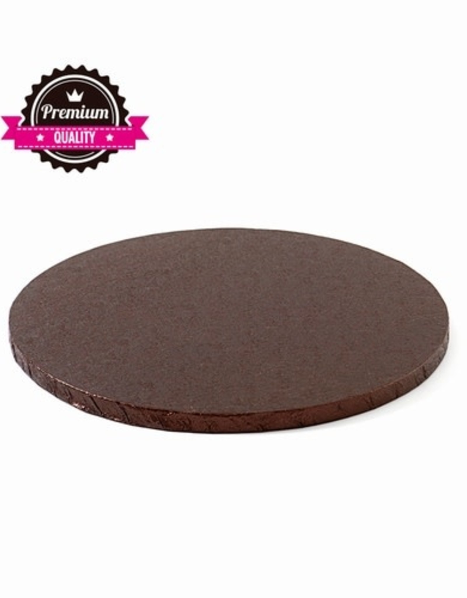 Decora Cake Drum Rond Ø 25 cm Bruin