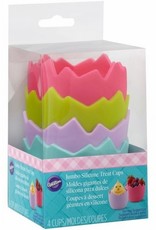 Wilton Wilton Hatched Jumbo Silicone Treat Cups pk/4