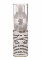 Sugarflair Sugarflair Pump Spray Powder Puff Glitter Dust -Regal Gold-