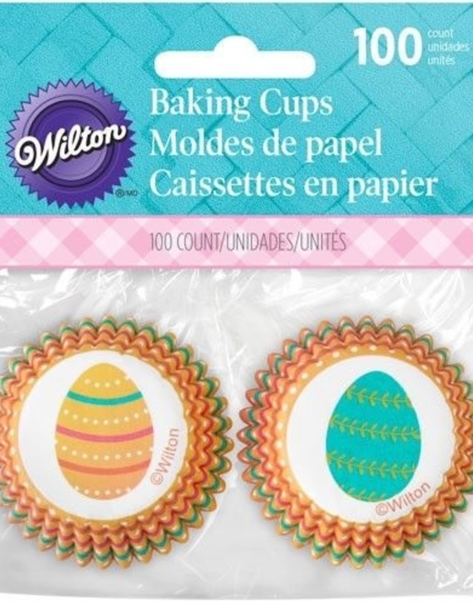 Wilton Wilton Mini Baking Cups Eggclectic pk/100