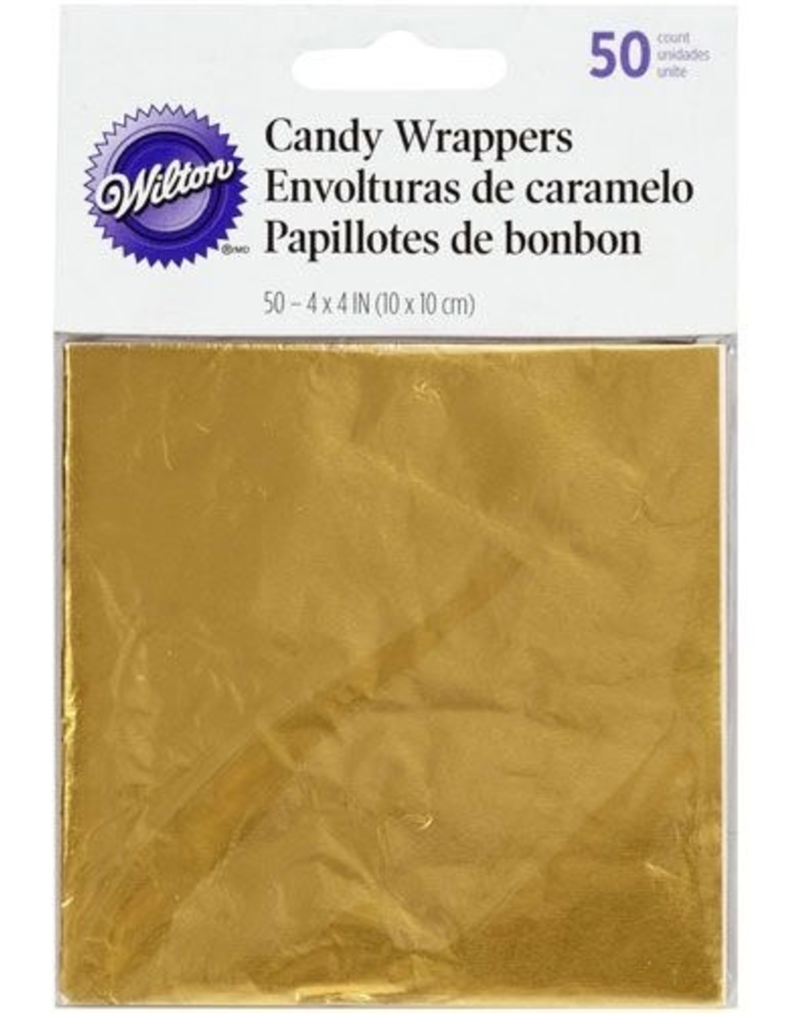 Wilton Wilton Folie Wrappers Goud pk/50