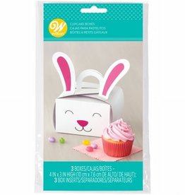 Wilton Wilton Cupcake Box Bunny pk/3