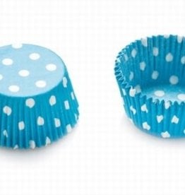 Decora Decora Baking Cups Light Blue Dots 50X32mm/75