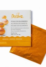 Decora Aluminium Sheets Orange pk/150