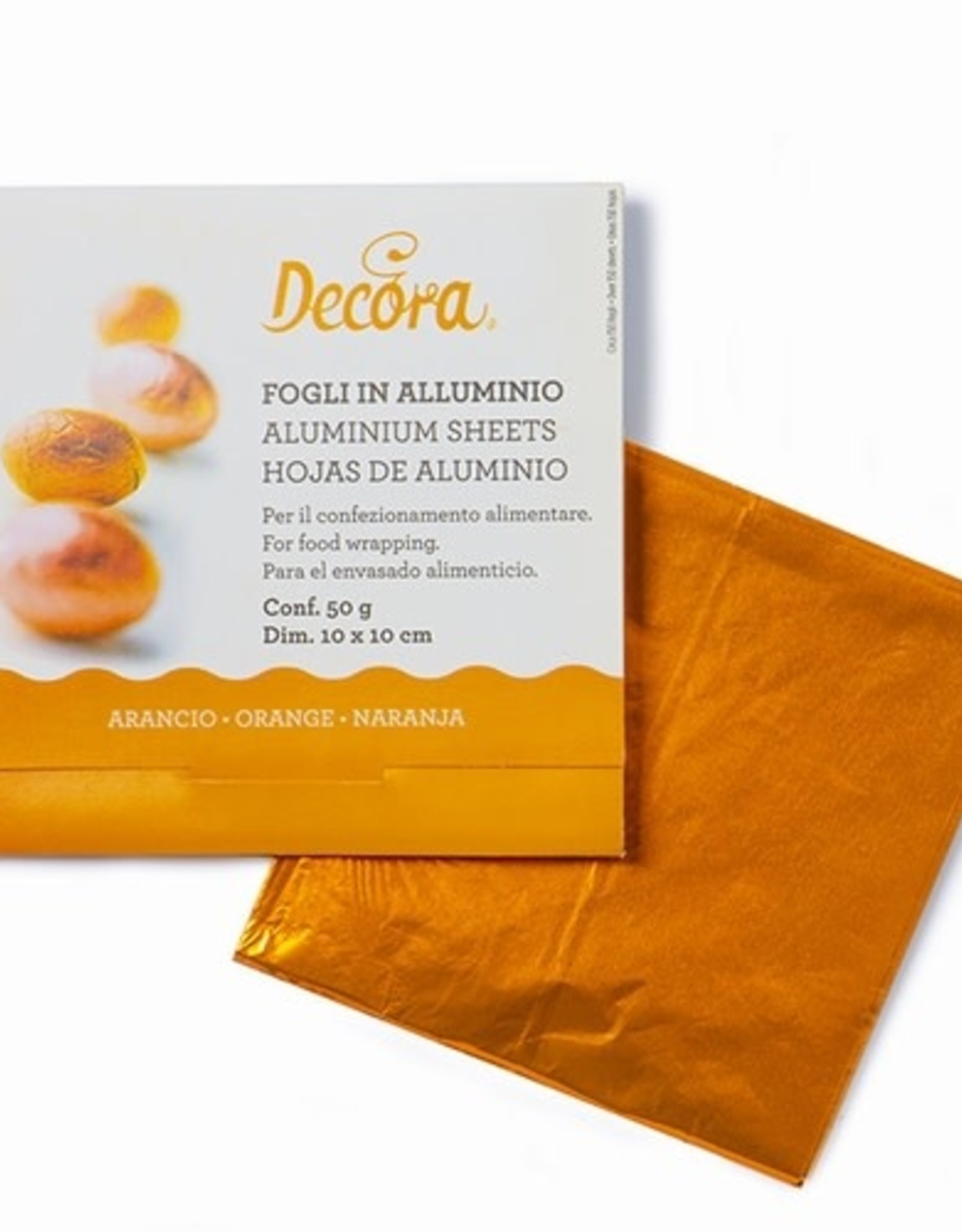 Decora Aluminium Sheets Orange pk/150