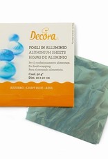 Decora Aluminium Sheets Light Blue pk/150