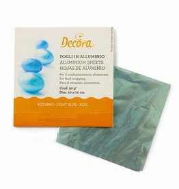 Decora Aluminium Sheets Light Blue pk/150