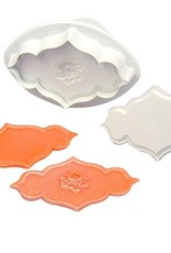 PME PME Creative Plaque Embossing Cutter -Rose & Plain- S