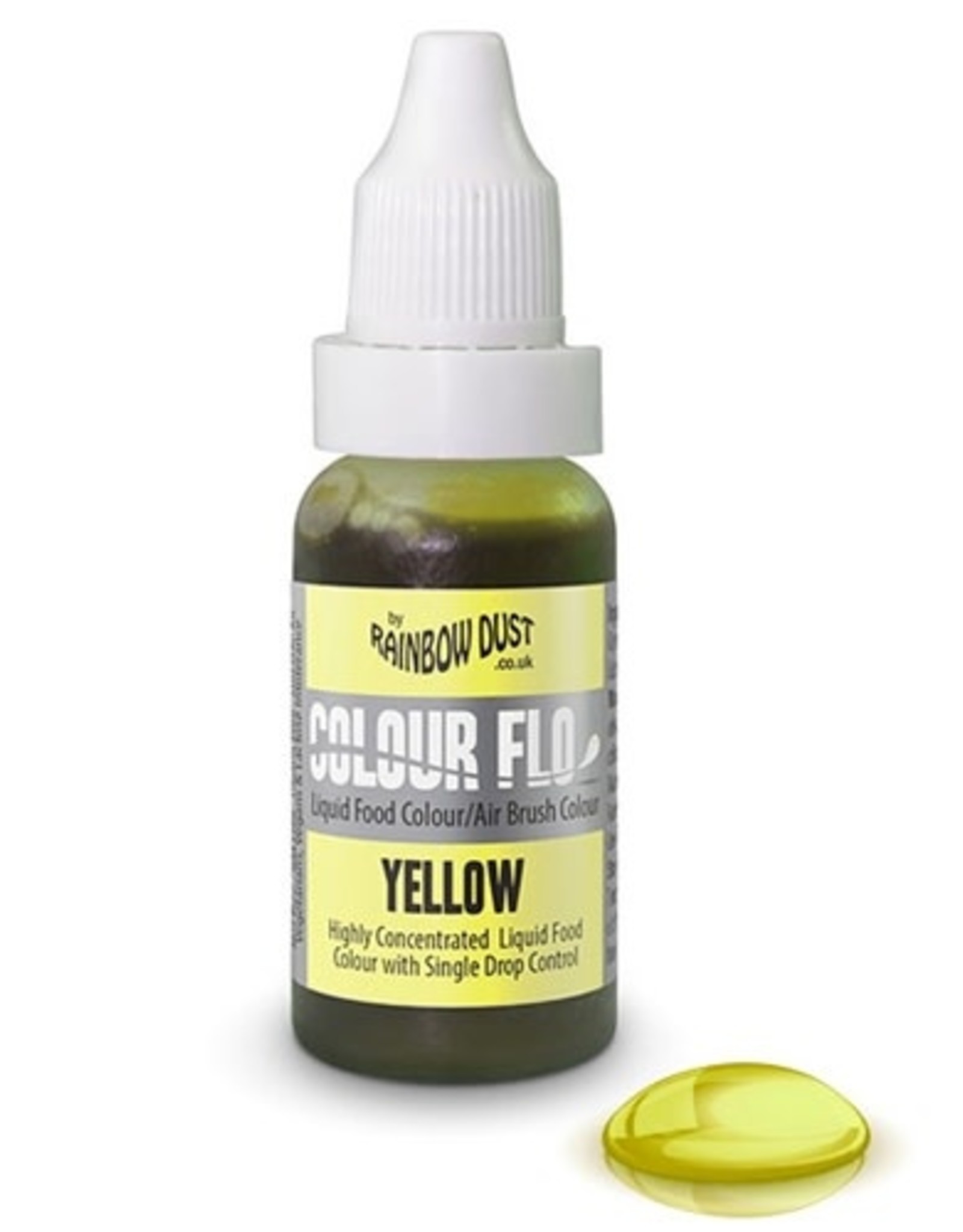 Rainbow Dust Rainbow Dust Vloeibare Kleurstof Airbrush - Yellow -16ml-