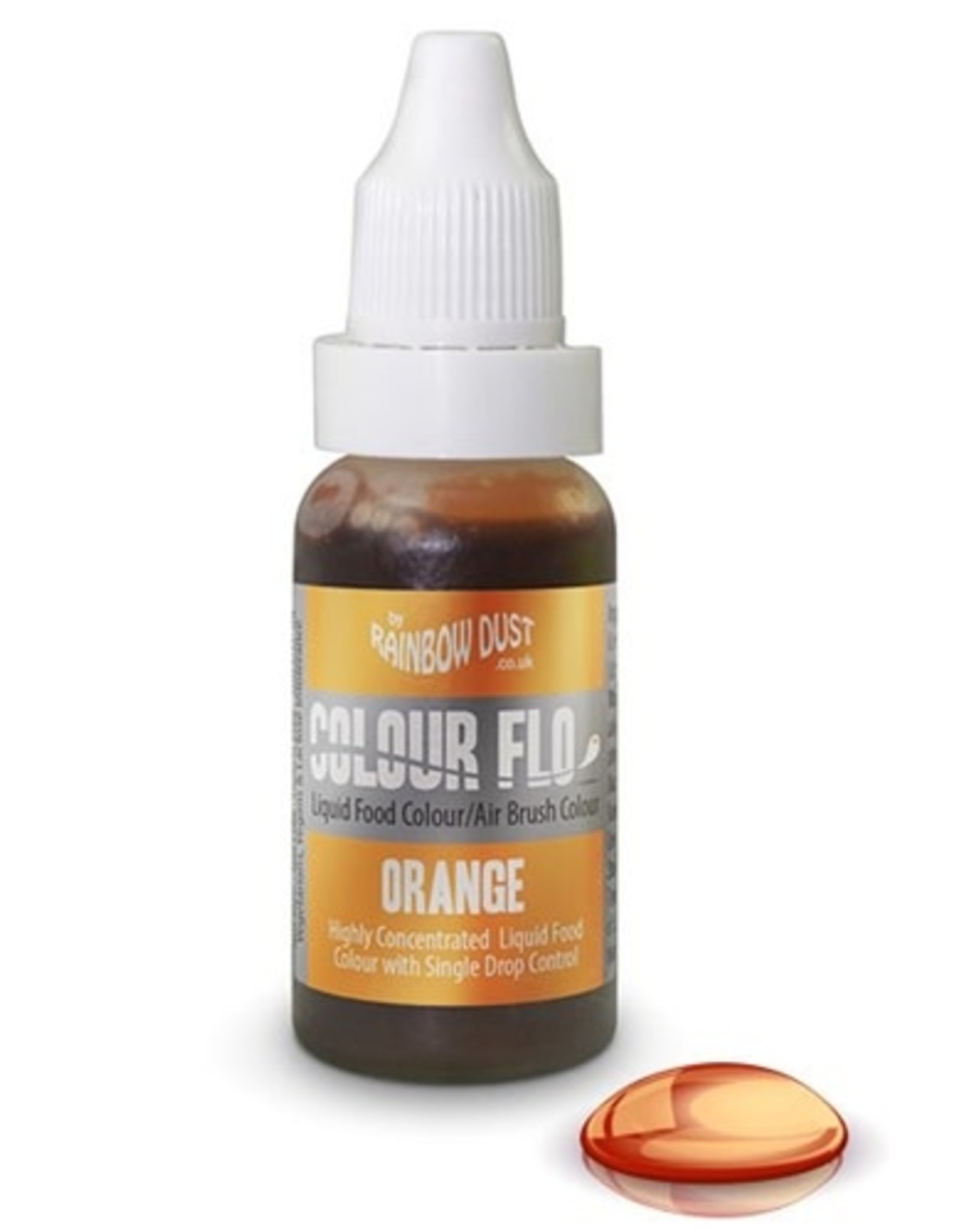 Rainbow Dust Rainbow Dust Vloeibare Kleurstof Airbrush - Orange -16ml-