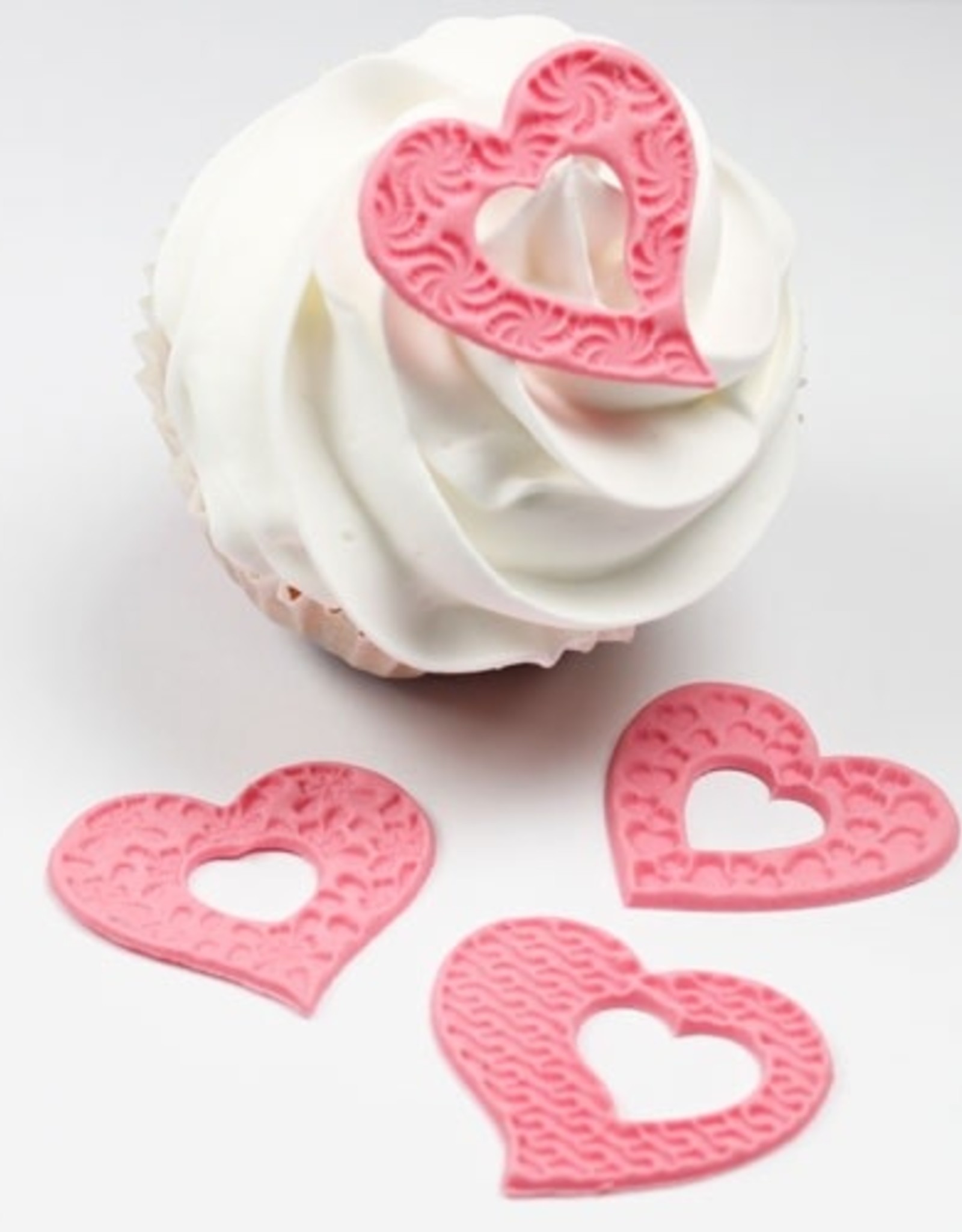 JEM JEM Fantasy Hearts Cupcake Tops Set/4