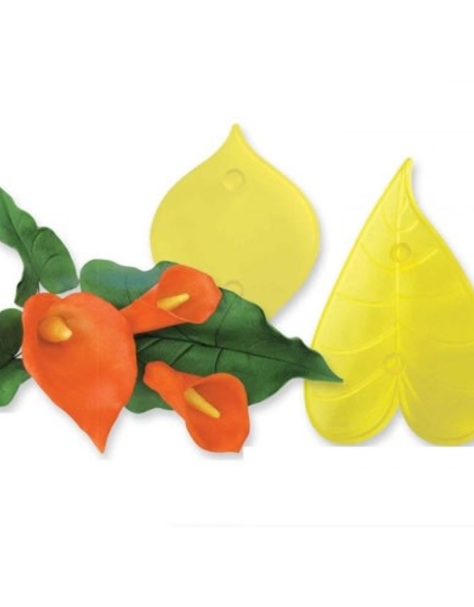 JEM JEM Life Size Arum Lily & Leaf Cutter Set/2