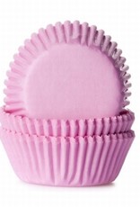 House of Marie House of Marie Mini Baking cups Licht Roze - pk/60