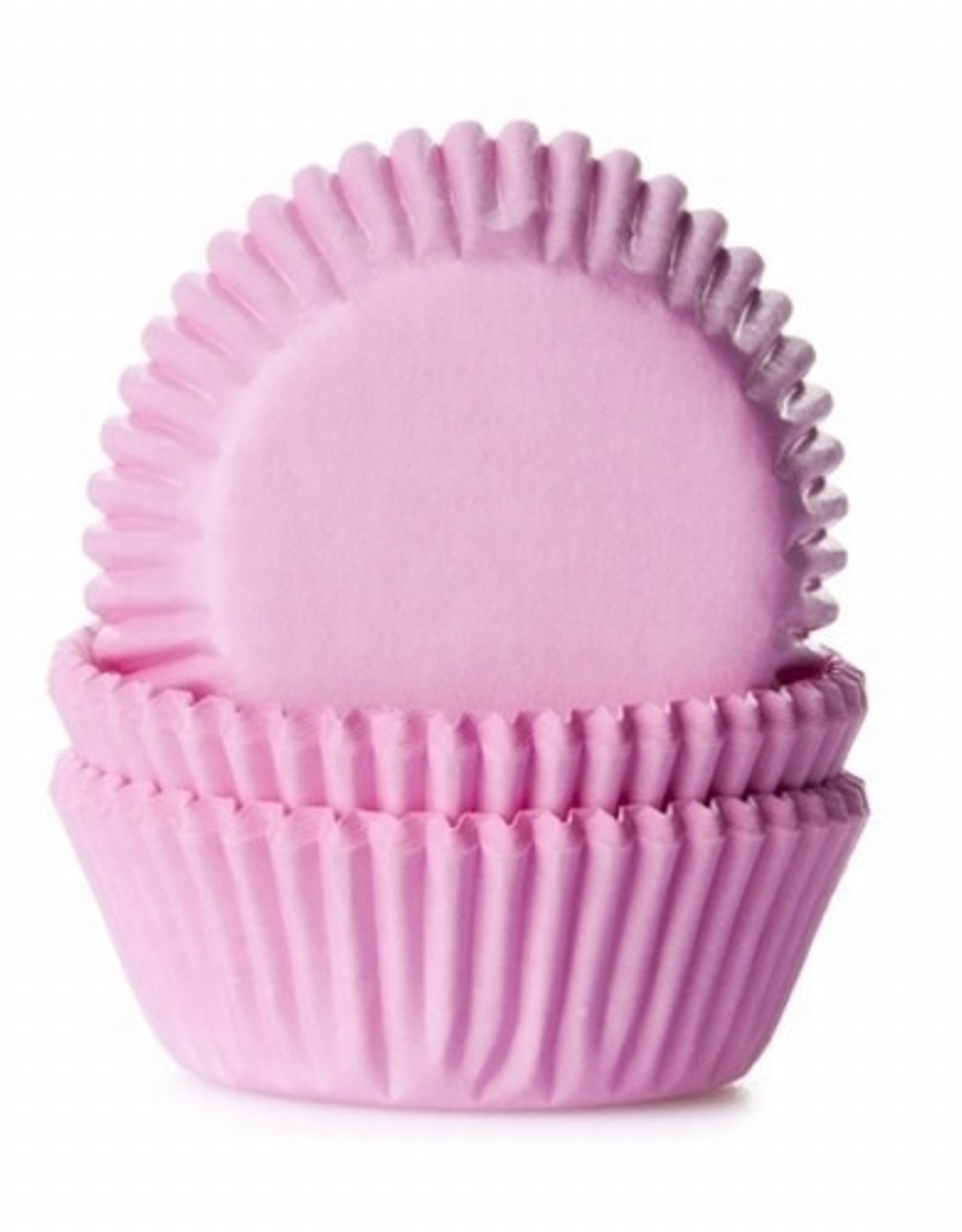 House of Marie House of Marie Mini Baking cups Licht Roze - pk/60