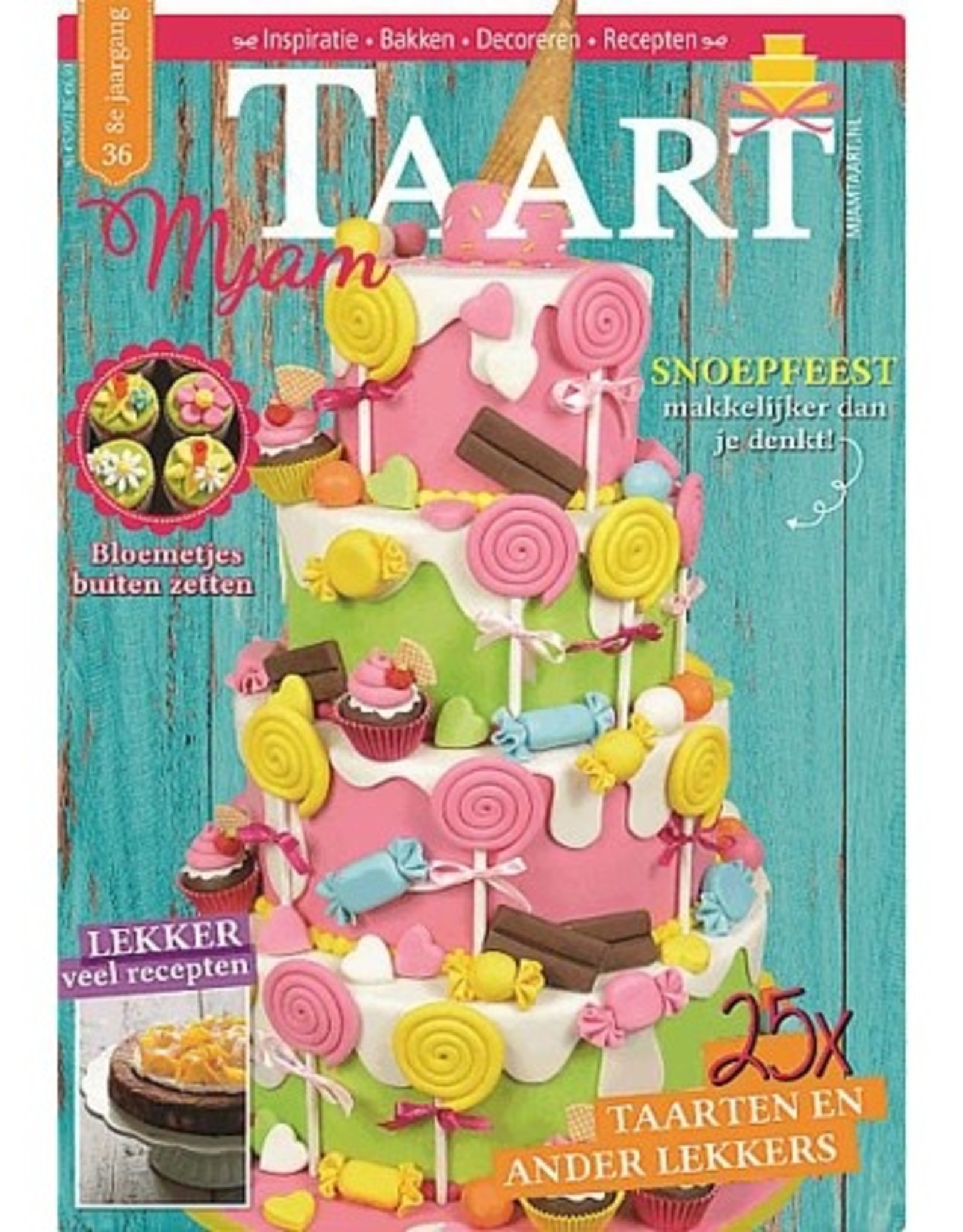 MjamTaart! Taartdecoratie Magazine Voorjaar 2016