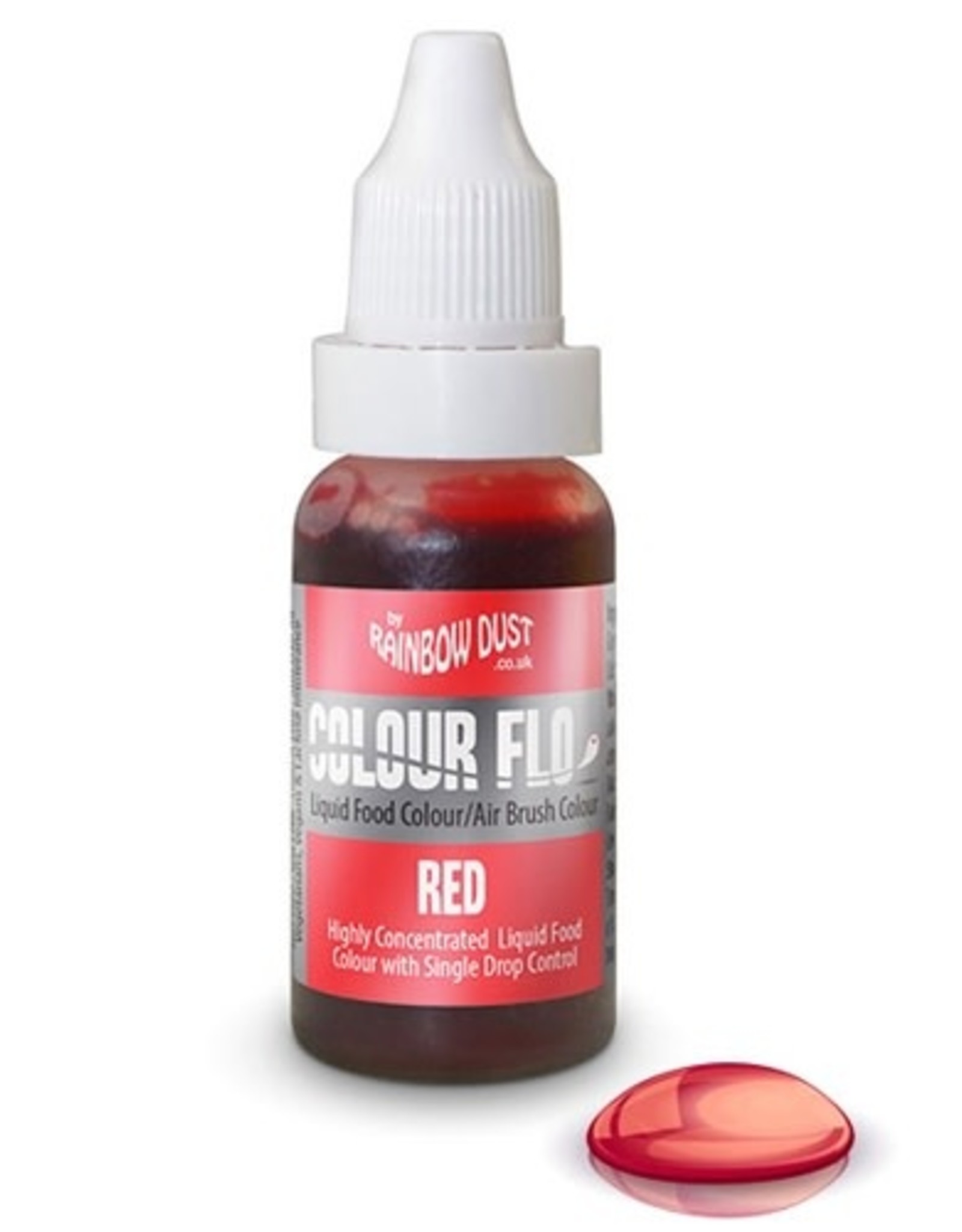 Rainbow Dust Rainbow Dust Vloeibare Kleurstof Airbrush - Red -16ml-