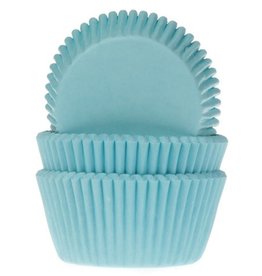 House of Marie Baking Cups Turquoise pk/50