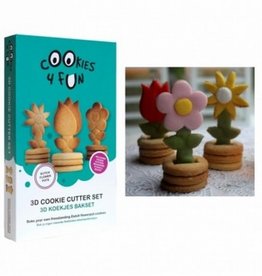 Overig 3D Koekjes Bakset "Hollandse bloempotjes"