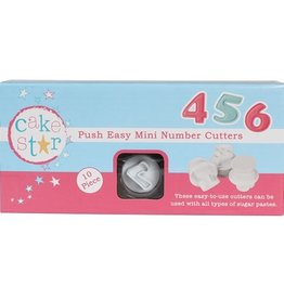 Cake Star Push Easy Numbers Cutters Mini  Set/10