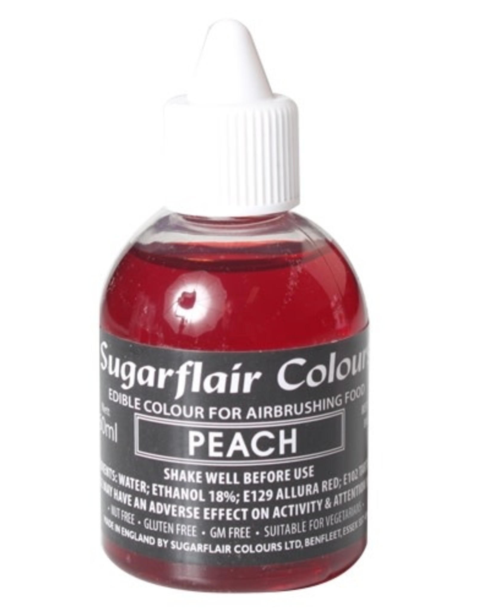 Sugarflair Sugarflair Airbrush Colouring -Peach- 60 ml