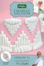 Katy Sue Designs Katy Sue Mould Cake System Serrated V's