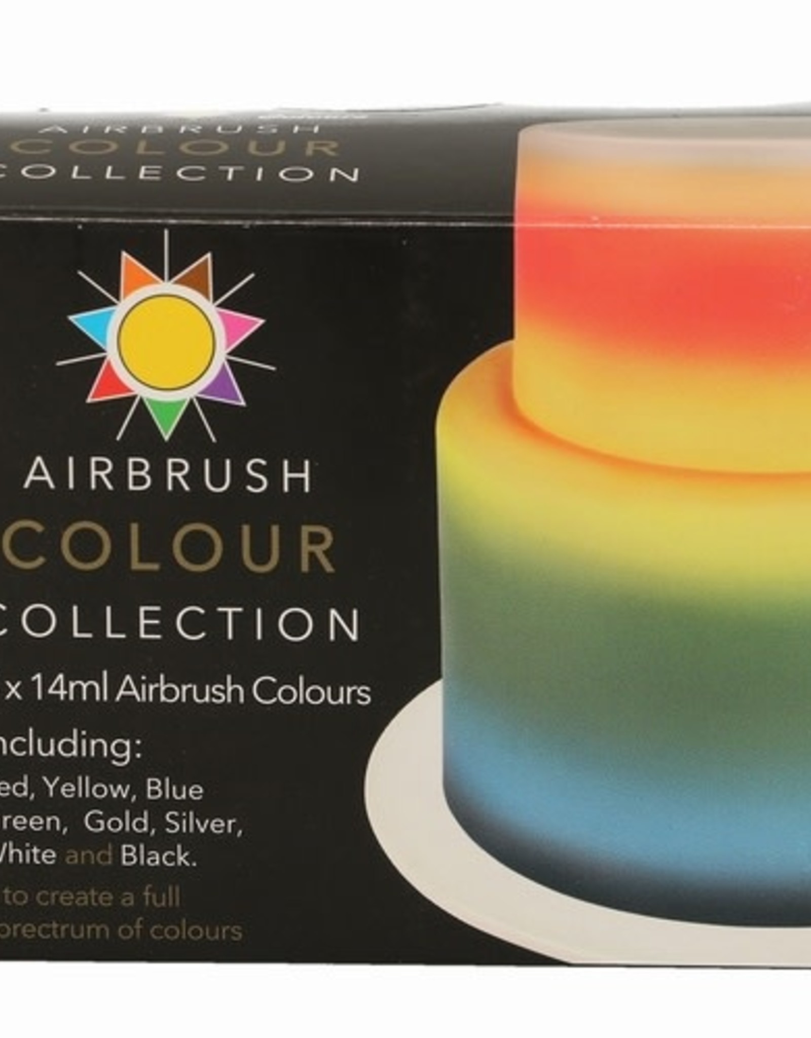 Sugarflair Sugarflair Airbrush Colour Collection 8x14ml