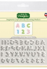 Katy Sue Designs Katy Sue Mould Mini Domed Alphabet & Numbers