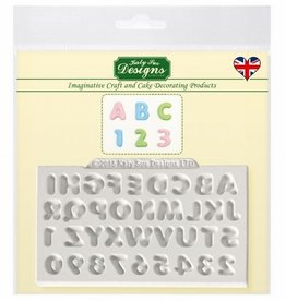 Katy Sue Designs Katy Sue Mould Mini Domed Alphabet & Numbers