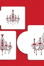 Designer Stencils Designer Stencils Chandelier Set/3